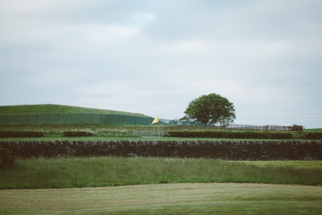 View of Playsport Golf course green in East Kilbride